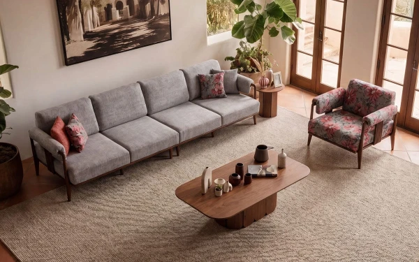 Klismos Sofa Set